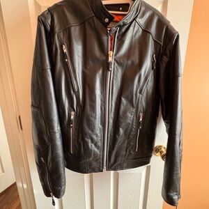 Wilsons Leather Black Jacket